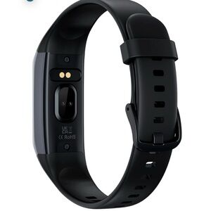 Smart Fitness Tracker with Black Band